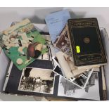 A Boxed Quantity Of Ephemera, Books & Photos