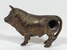 A 19thC. Novelty Cigar Cutter In Form Of A Bull