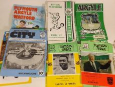 A Boxed Quantity Of Mostly Plymouth Argyle Footbal
