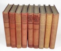 Nine Volumes Of WW1 Books