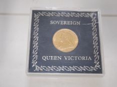 British Victorian Full Gold Sovereign