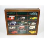 A Cased Box Of Diecast Cars & One Other Case
