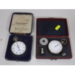 A Venner Time Switches Ltd. Steel Cased Stop Watch