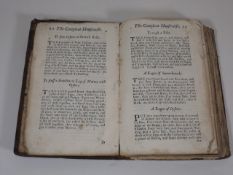 C.1730 Edition Of The Compleat Housewife By Eliza Smith, First Four Pages Along With Preface Missing