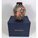 A Boxed Moorcroft Vase
