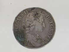 A Charles II 1676 Silver Crown