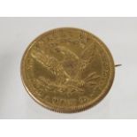 A 19thC. US Liberty Head Gold Eagle Ten Dollar Coi