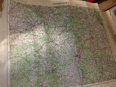 A Quantity Of War Office WW2 German Maps