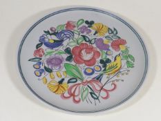 A Large Poole Pottery Charger