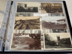A Vintage Mostly Cornish Postcard Album Including