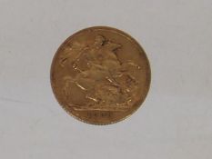 British Full Gold Sovereign 1909