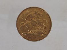 British Half Gold Sovereign 1902