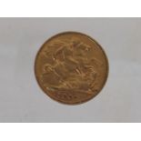 British Half Gold Sovereign 1902