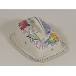 A Vintage Poole Pottery Butter Dish & Cover