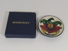 A Boxed Moorcroft Dish