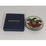 A Boxed Moorcroft Dish