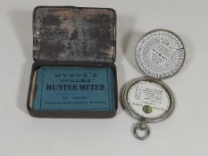 Wynne's Infallible Hunter Meter With Original Tin