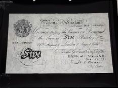 A 1950 Beale Five Pound Note