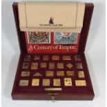 A 20thC. Silver Proof Empire Stamp Collection In C