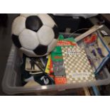 A Boxed Quantity Of Sporting Memorabilia Including