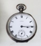 A Silver Duracy Gents Pocket Watch