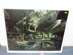 A 1960'S Framed Terrence Cuneo Print Dated 1967 Of