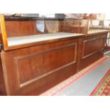 Two Vintage Mahogany Jewellery Cabinets With Tough