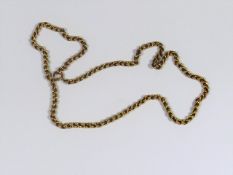 A 9ct Gold Rope Chain