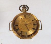 A Ladies 18ct Gold Pocket Watch