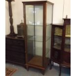 A C.1900 Tall Mahogany Fully Glazed Display Cabine