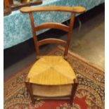 A 19thC. Rush Seated Metamorphic Chair