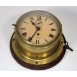 A Brass Smith Empire Ships Bulkhead Clock
