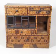 A Chinese Inlaid Cabinet With Various Drawers