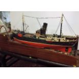 A Large Hand Built Model of the Trawler Dandal, Gr