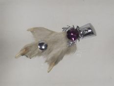 A Scottish Grouse Claw Kilt Pin