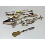 A Quantity Of Silver Plate & White Metal Items