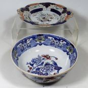 A Masons Ironstone Bowl 23cm Wide With Similar Dis