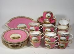 A Quantity Of 19thC. English Porcelain Tea Service