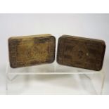 Two WW1 Queen Mary Christmas Boxes