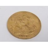 A 1910 Full Gold Sovereign