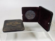 An 1896 Bronze Berliner Gewerbe-Ausstellung Medall