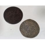 Dutch East Indies Silver Coin Dated 1601 Twinned W
