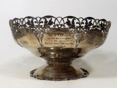 A Mappin & Webb Silver Rose Bowl