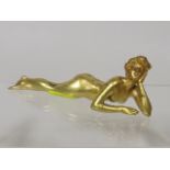 A 19thC. Gilt Bronze Nude Figure