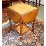 A 19thC. Mahogany Table With Four Folding Leaves &