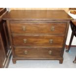 A Georgian Style 20thC. Mahogany Chest Of Drawers