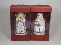 Two Villeroy & Boch Christmas Candle Holders