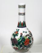 A 19thC. Chinese Famille Verte Porcelain Vase 26cm