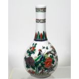 A 19thC. Chinese Famille Verte Porcelain Vase 26cm