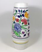 A Large Poole Pottery Floral Vase 43cm High
